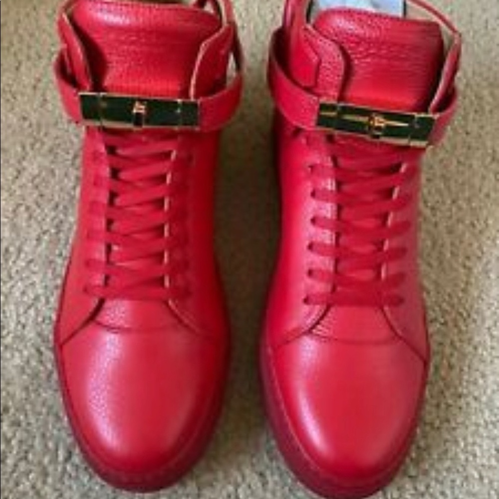 Red Buscemi Shoes without box